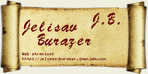Jelisav Burazer vizit kartica